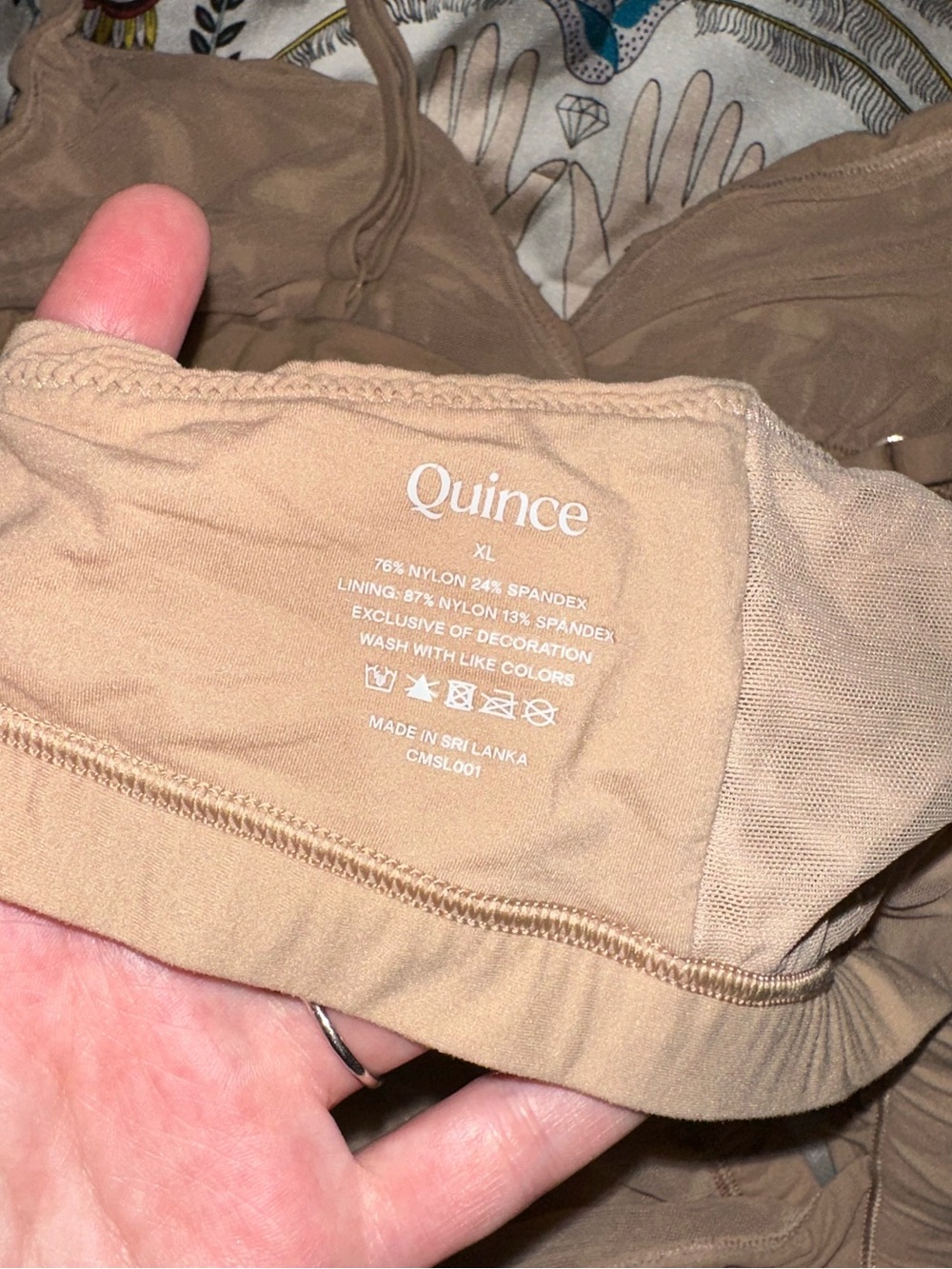 Quince Second Skin Crossover Bralettes - Picture 3 of 4